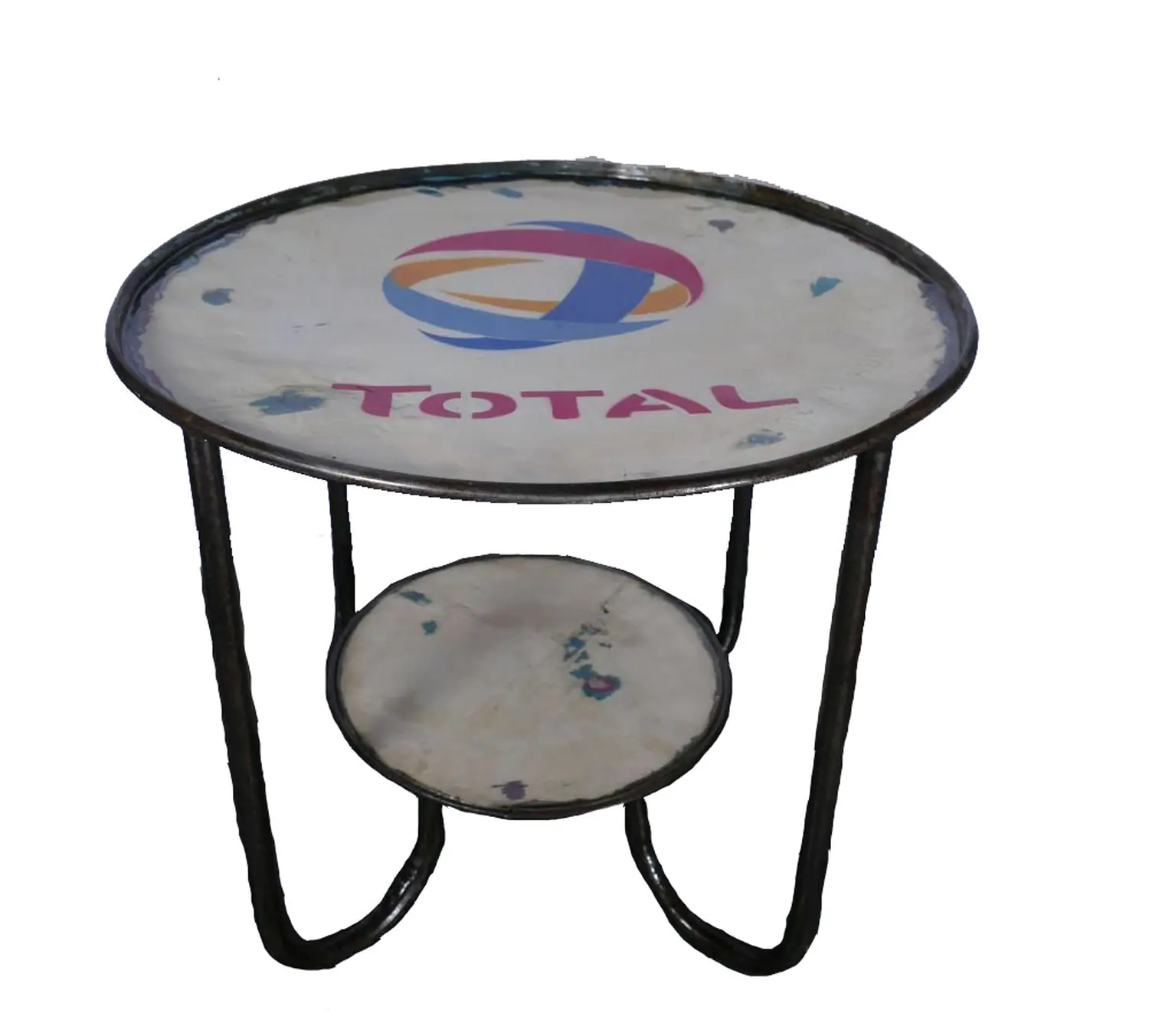  Product image 2 of the product “Table drum recycle metal H50, L59, W59 cm, metal art. ”